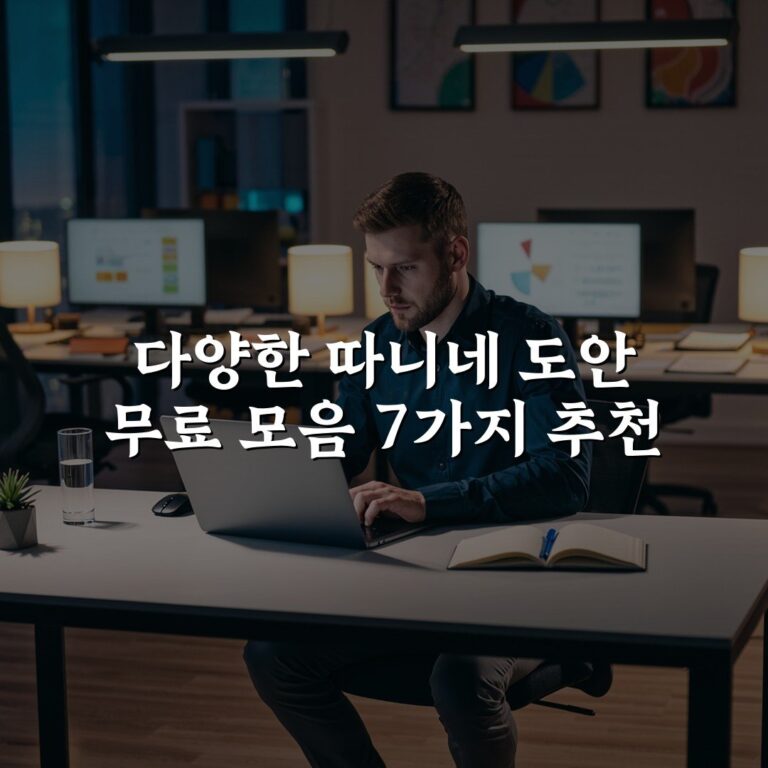 다양한 따니네 도안 무료 모음 7가지 추천