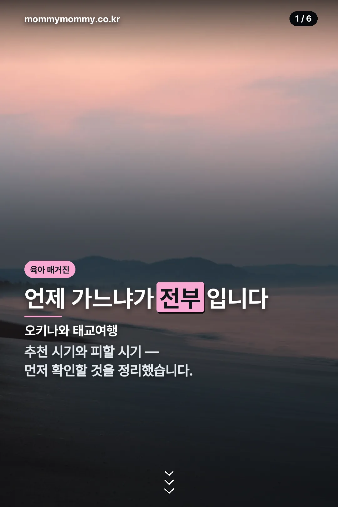 오키나와 태교여행 표지