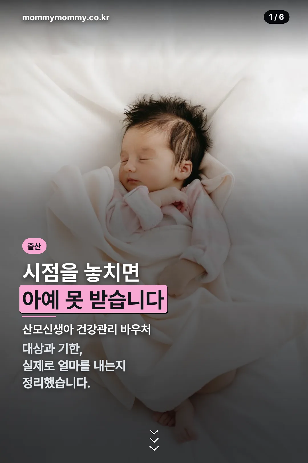 산모신생아 건강관리 바우처 표지