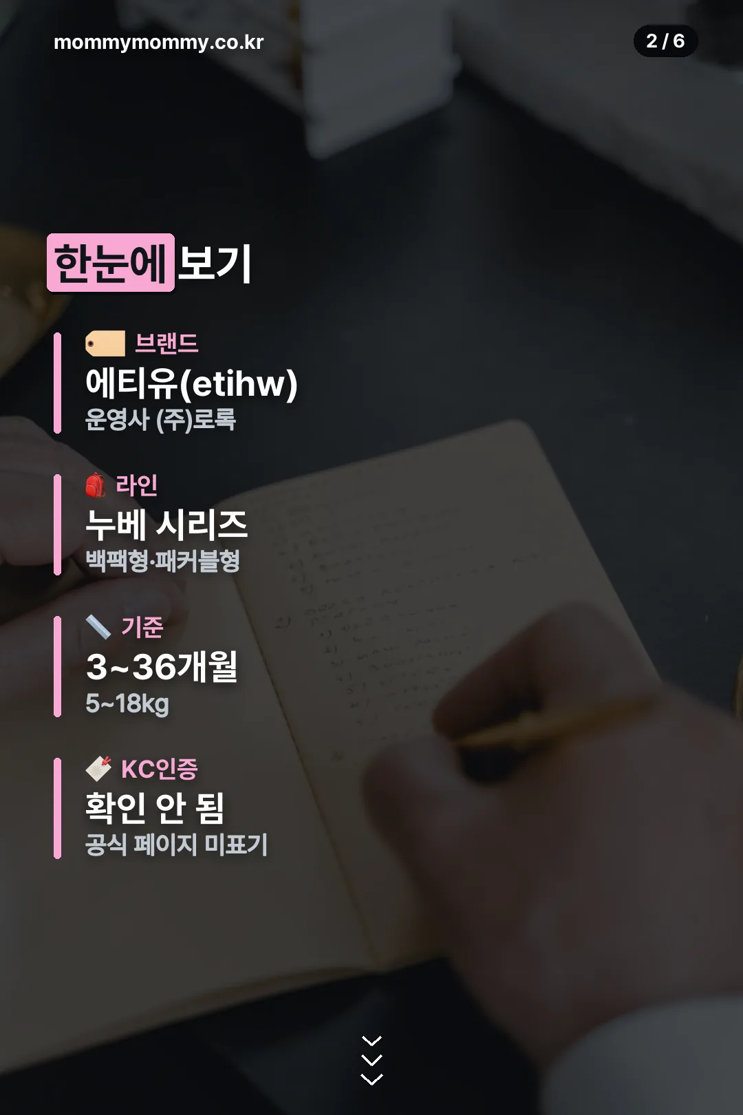 브랜드·기준 요약