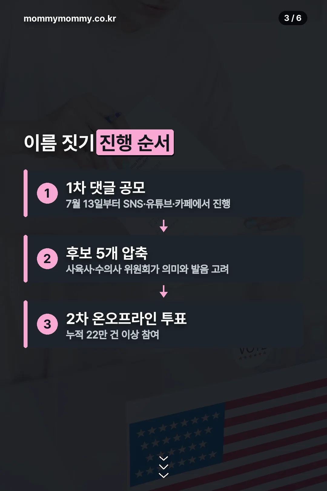 이름 짓기 진행 순서