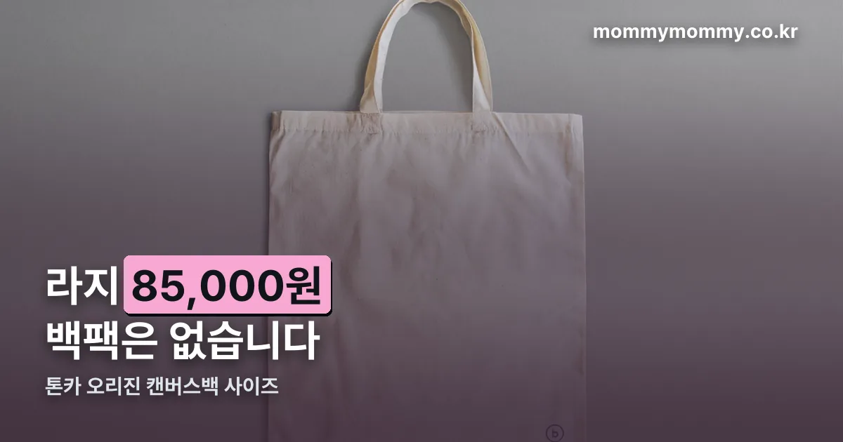 톤카 기저귀가방 정리 썸네일