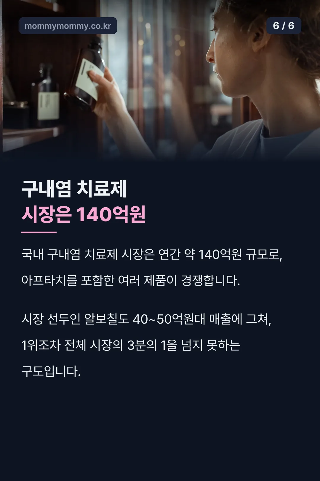 구내염 치료제 시장 140억원