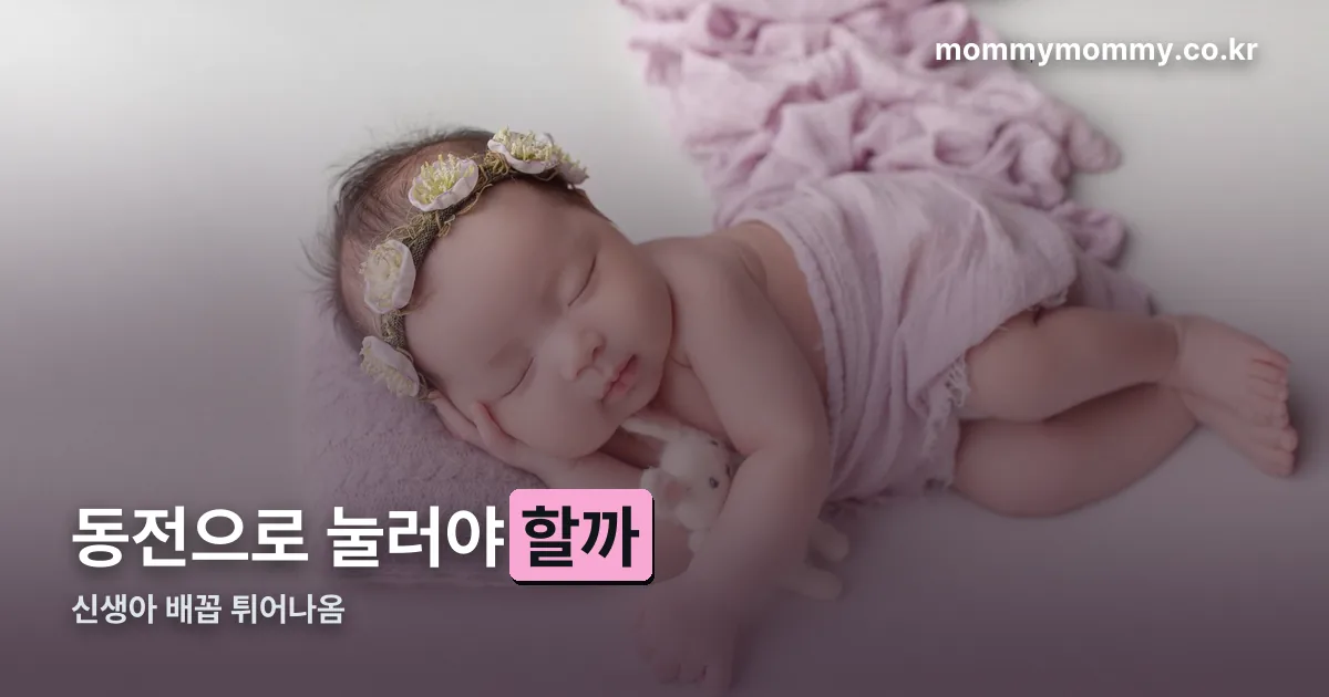 신생아 배꼽 튀어나옴 정리 썸네일