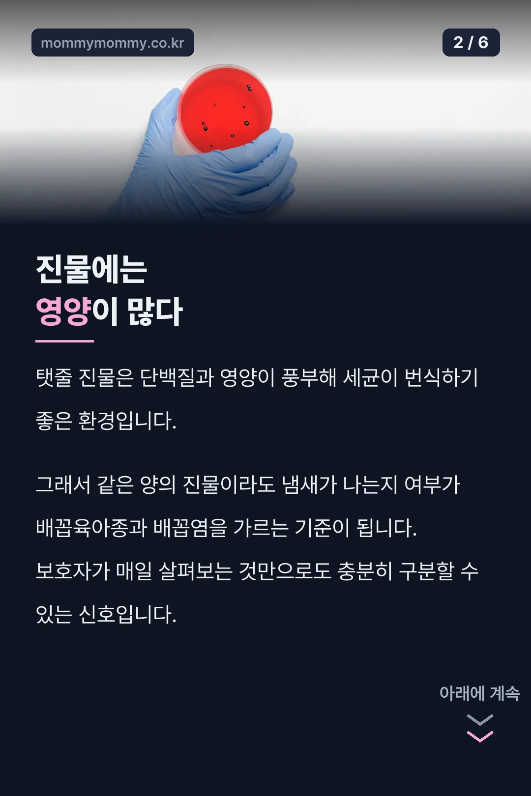 진물이 세균에 약한 이유